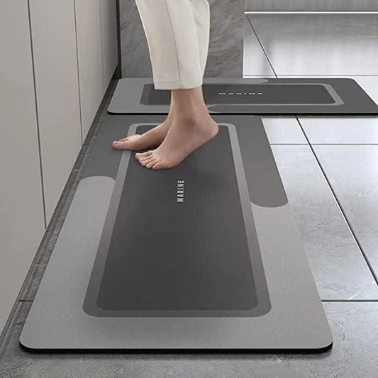2  Pcs Quick-Dry Floor Kitchen Mat
